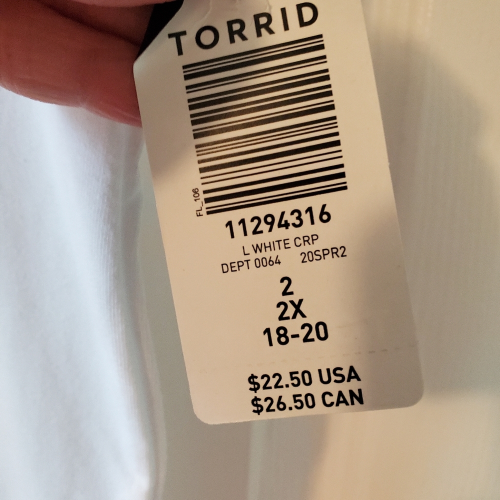 White capri leggings - Picture 3 of 4
